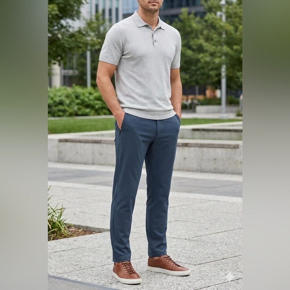 Lululemon Commission Men's Pants ABS Classic Navy Chinos Size 38